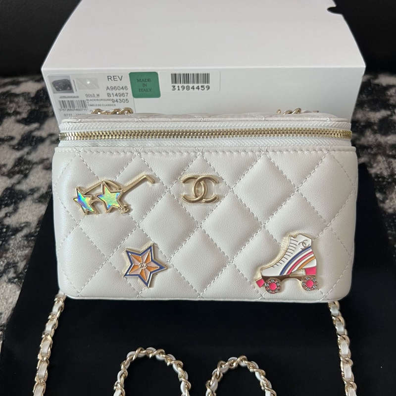 Ch*el cosmetic bags